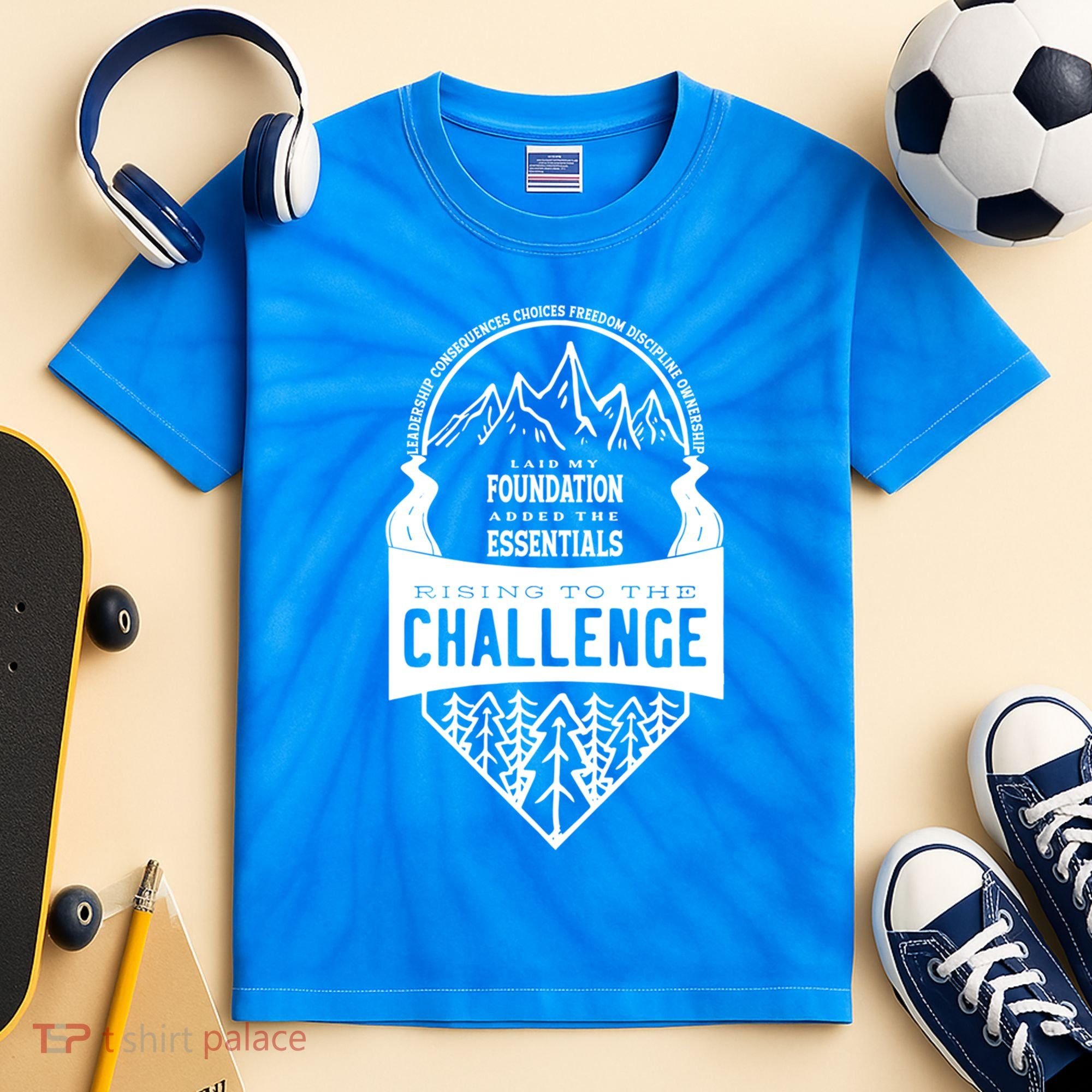 Challenge A Classical Conversations Homeschooler Gift Kids Tie-Dye T-Shirt
