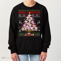 Cute Axolotl Christmas Tree Ugly Sweater   Women's Sweatshirt thumb 0