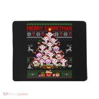 Cute Axolotl Christmas Tree Ugly Sweater   Mousepad thumb 0