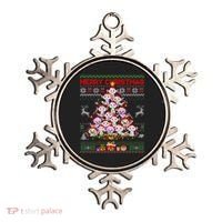 Cute Axolotl Christmas Tree Ugly Sweater   Ornament thumb 0