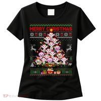 Cute Axolotl Christmas Tree Ugly Sweater   Women's T-Shirt thumb 0