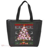 Cute Axolotl Christmas Tree Ugly Sweater   Tote Bag thumb 0