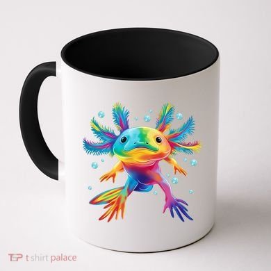 Cute Axolotl Colorful Axolotl Art Coffee Mug