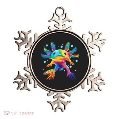 Cute Axolotl Colorful Axolotl Art Ornament
