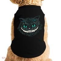 Cheshire Alice Cat We're All Mad Here Wonderland Doggie Tank thumb 0