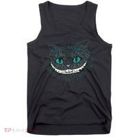 Cheshire Alice Cat We're All Mad Here Wonderland Tank Top thumb 0