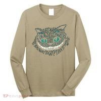 Cheshire Alice Cat We're All Mad Here Wonderland Long Sleeve Shirt thumb 0