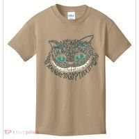 Cheshire Alice Cat We're All Mad Here Wonderland Kids T-Shirt thumb 0