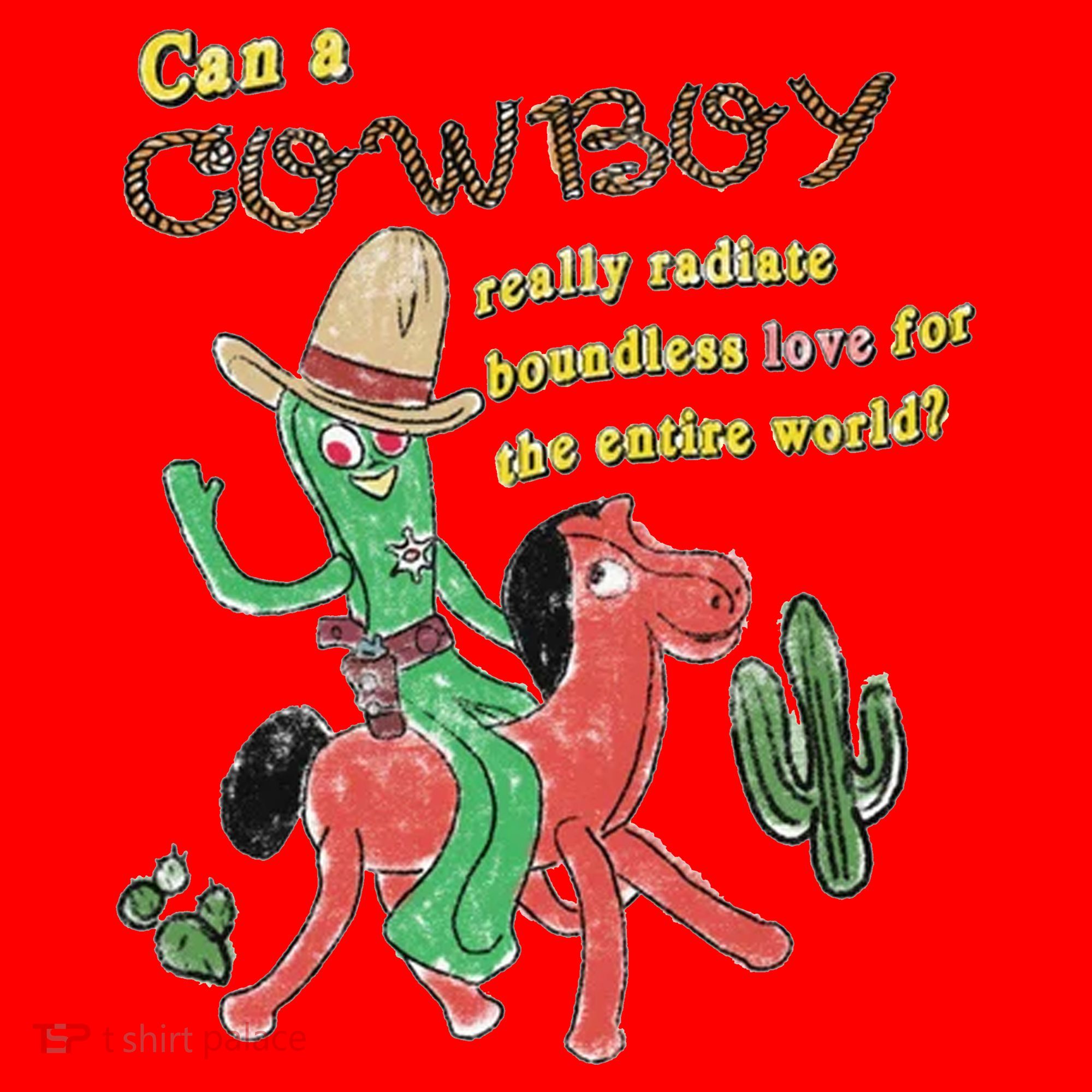 Can A Cowboy Really Radiate Boundless Love For The Entire World Santa Hat