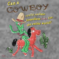 Can A Cowboy Really Radiate Boundless Love For The Entire World Toddler Hoodie thumb 2