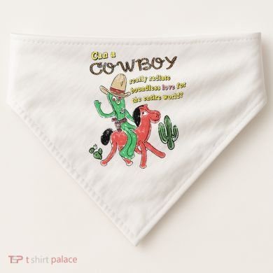 Can A Cowboy Really Radiate Boundless Love For The Entire World USA-Made Doggie Bandana