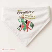 Can A Cowboy Really Radiate Boundless Love For The Entire World USA-Made Doggie Bandana thumb 0