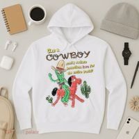 Can A Cowboy Really Radiate Boundless Love For The Entire World Hoodie thumb 3