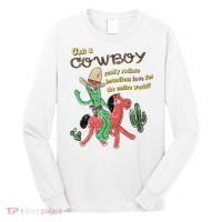 Can A Cowboy Really Radiate Boundless Love For The Entire World Long Sleeve Shirt thumb 0