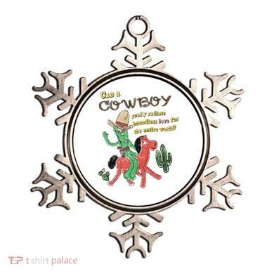 Can A Cowboy Really Radiate Boundless Love For The Entire World Ornament