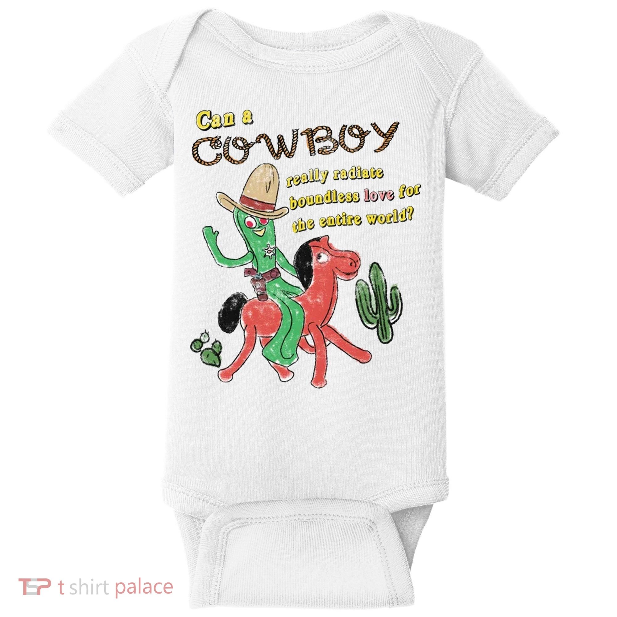Can A Cowboy Really Radiate Boundless Love For The Entire World Baby Bodysuit