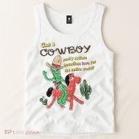 Can A Cowboy Really Radiate Boundless Love For The Entire World Tank Top thumb 2