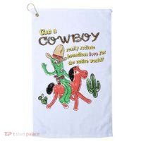 Can A Cowboy Really Radiate Boundless Love For The Entire World Golf Towel thumb 0