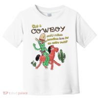 Can A Cowboy Really Radiate Boundless Love For The Entire World Toddler T-Shirt thumb 0