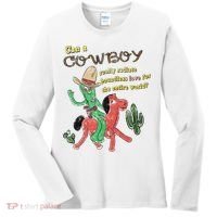 Can A Cowboy Really Radiate Boundless Love For The Entire World Women's Long Sleeve Shirt thumb 0
