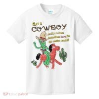 Can A Cowboy Really Radiate Boundless Love For The Entire World Kids T-Shirt thumb 0