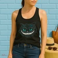 Cheshire Alice Cat We're All Mad Here Wonderland Women's Tank Top thumb 2