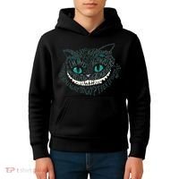Cheshire Alice Cat We're All Mad Here Wonderland Kids Hoodie thumb 4
