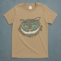 Cheshire Alice Cat We're All Mad Here Wonderland T-Shirt thumb 5