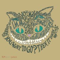 Cheshire Alice Cat We're All Mad Here Wonderland T-Shirt thumb 7