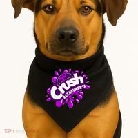Crush AlzheimerS USA-Made Doggie Bandana thumb 1