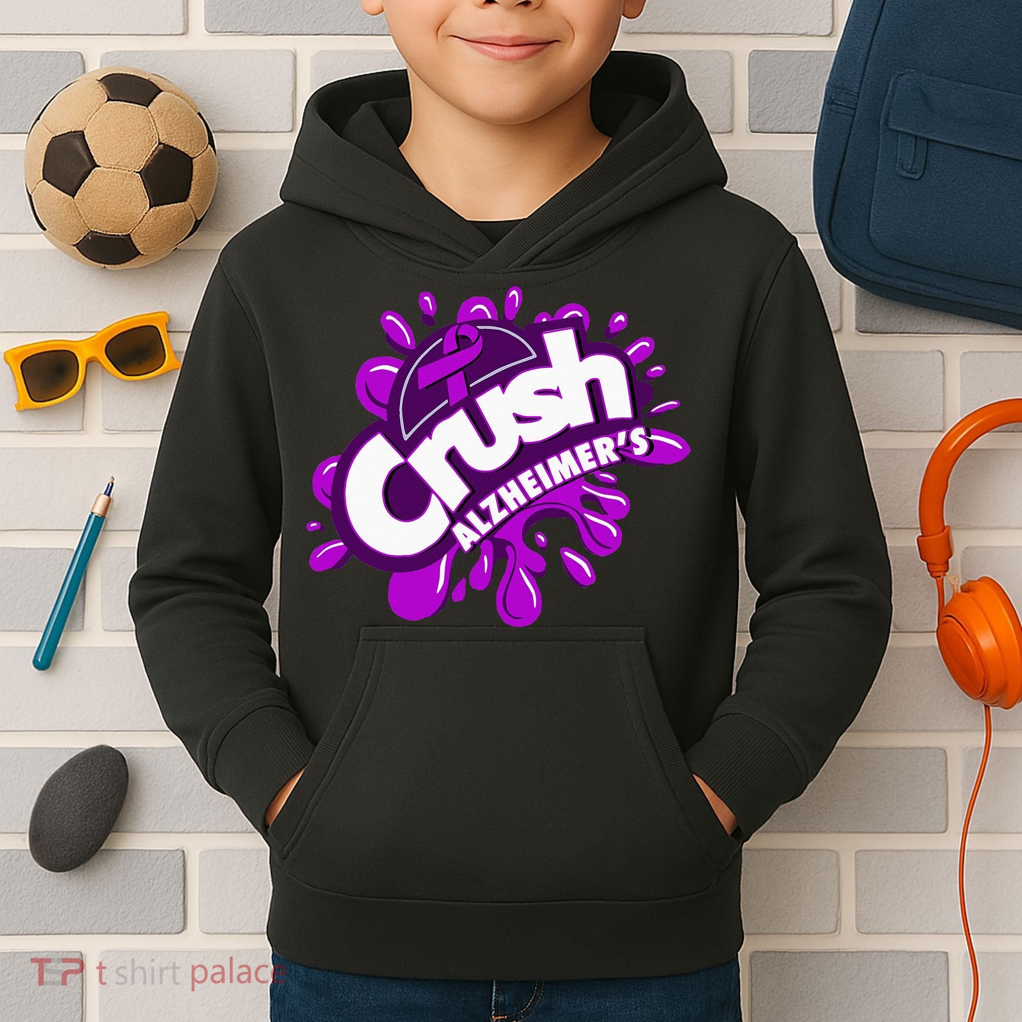 Crush AlzheimerS Kids Hoodie
