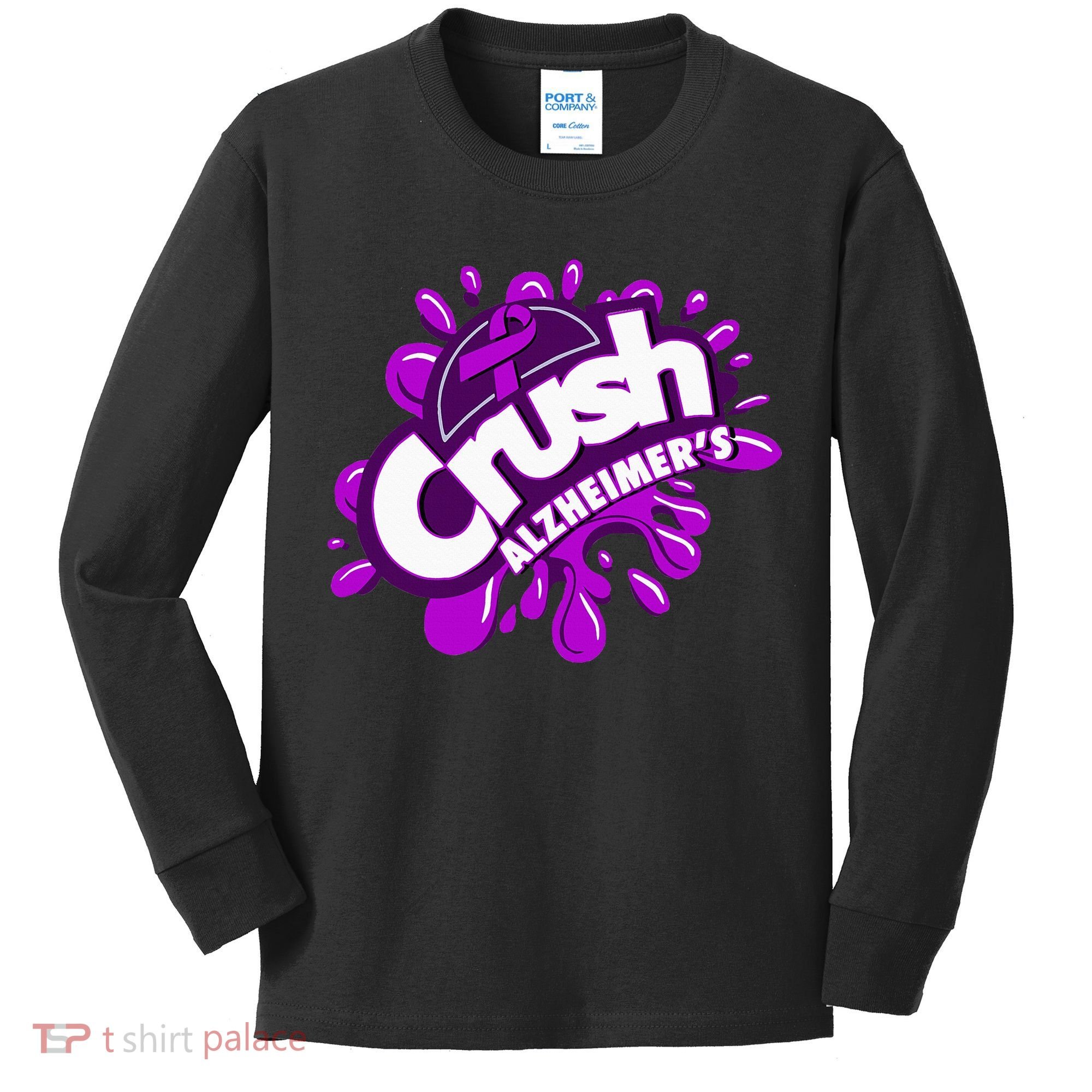 Crush AlzheimerS Kids Long Sleeve Shirt