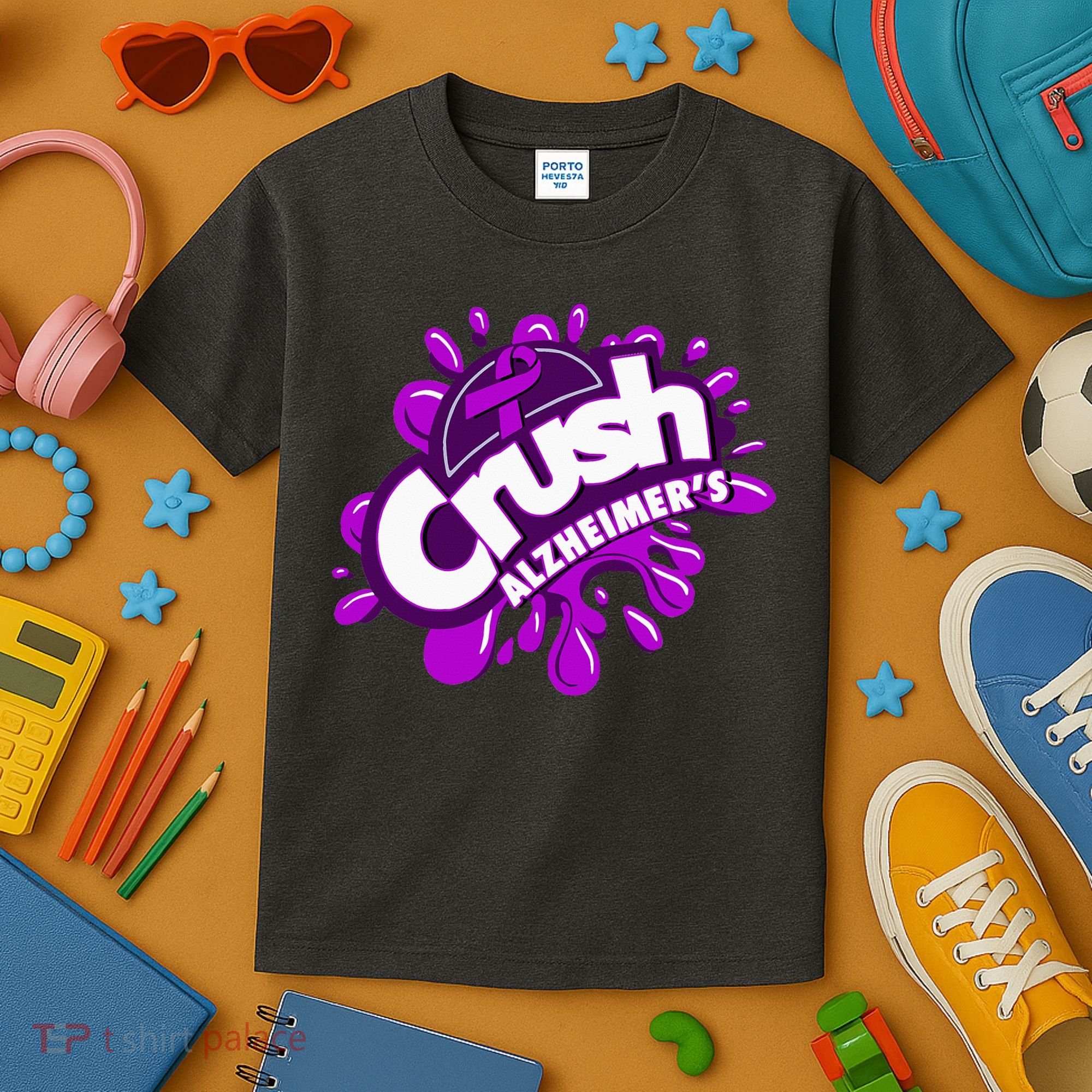 Crush AlzheimerS Kids T-Shirt