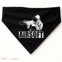 Cute Airsoft Combat Paintball And Funny Gift USA-Made Doggie Bandana thumb 0