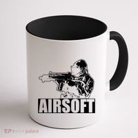 Cute Airsoft Combat Paintball And Funny Gift Coffee Mug thumb 1