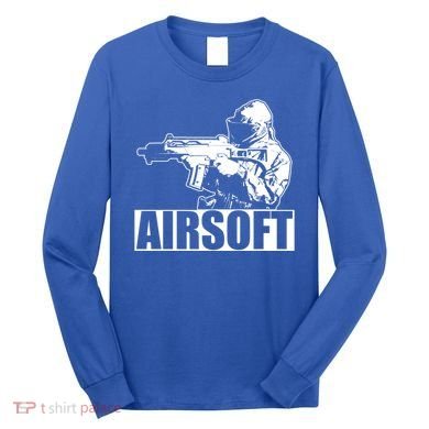 Cute Airsoft Combat Paintball And Funny Gift Long Sleeve Shirt