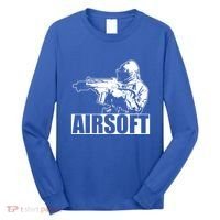 Cute Airsoft Combat Paintball And Funny Gift Long Sleeve Shirt thumb 0