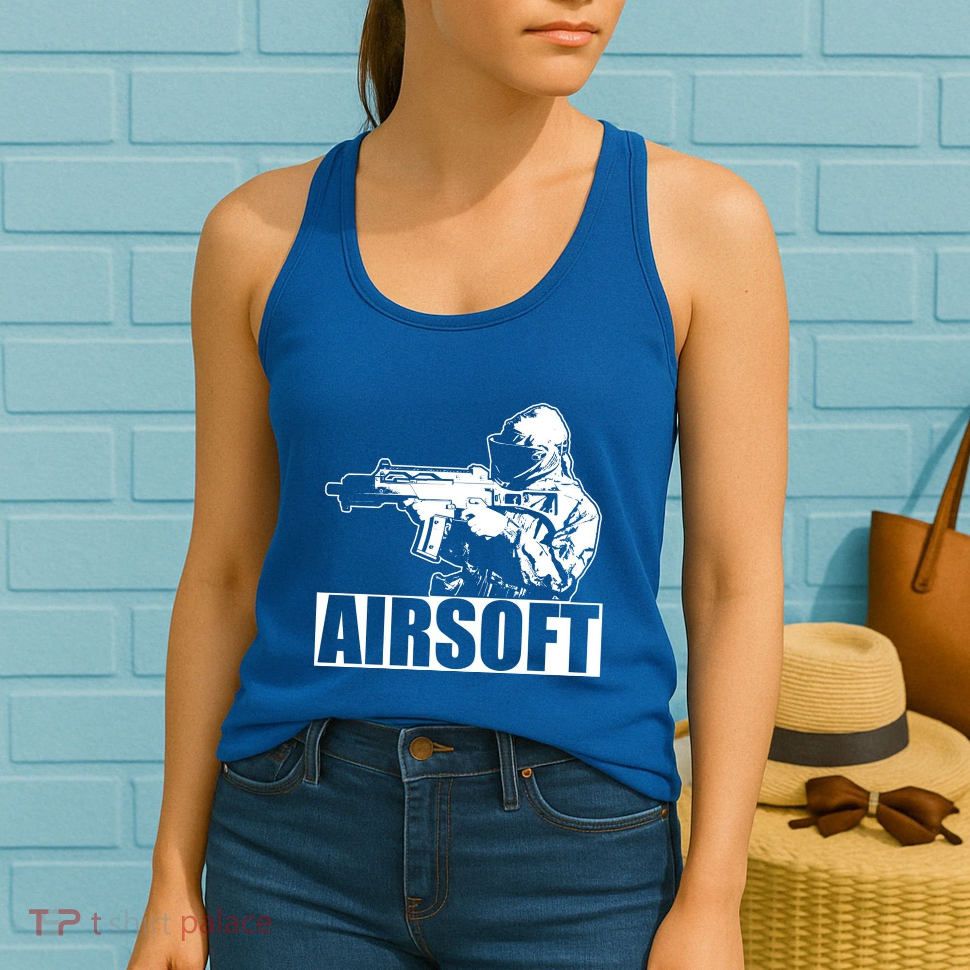 Cute Airsoft Combat Paintball And Funny Gift Women's Tank Top