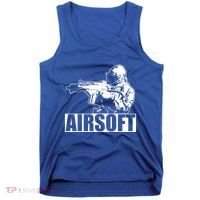 Cute Airsoft Combat Paintball And Funny Gift Tank Top thumb 0