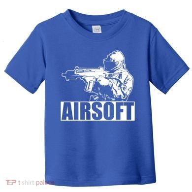 Cute Airsoft Combat Paintball And Funny Gift Toddler T-Shirt