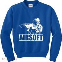 Cute Airsoft Combat Paintball And Funny Gift Kids Sweatshirt thumb 0