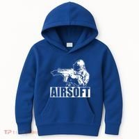 Cute Airsoft Combat Paintball And Funny Gift Kids Hoodie thumb 0