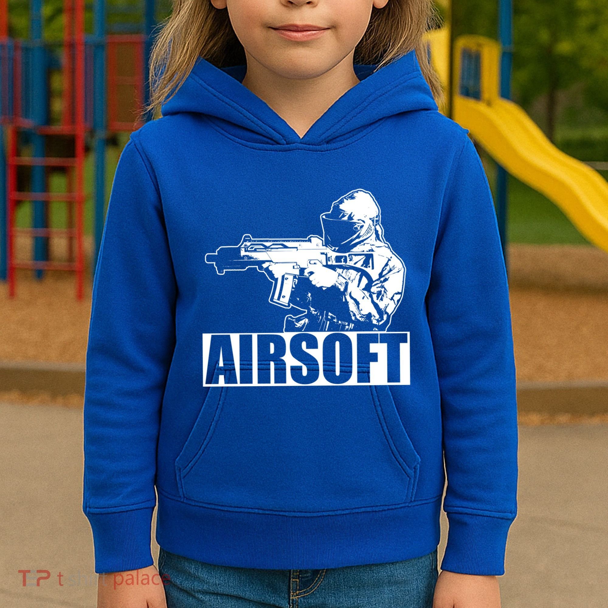 Cute Airsoft Combat Paintball And Funny Gift Kids Hoodie