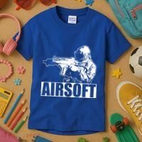 Cute Airsoft Combat Paintball And Funny Gift Kids T-Shirt thumb 3