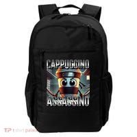 Cappuccino Assassino Coffee Lovers Italian Brainrot Meme  Backpack thumb 0