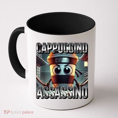 Cappuccino Assassino Coffee Lovers Italian Brainrot Meme  Coffee Mug