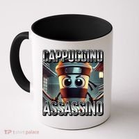 Cappuccino Assassino Coffee Lovers Italian Brainrot Meme  Coffee Mug thumb 0