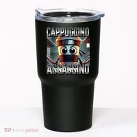 Cappuccino Assassino Coffee Lovers Italian Brainrot Meme  Tumbler thumb 0