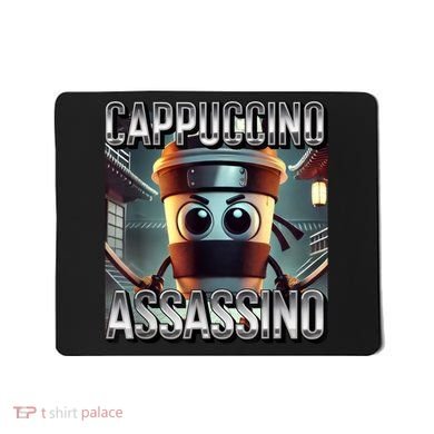 Cappuccino Assassino Coffee Lovers Italian Brainrot Meme  Mousepad