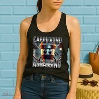 Cappuccino Assassino Coffee Lovers Italian Brainrot Meme  Women's Tank Top thumb 2